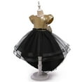 thumbnail image 5 of Coerni Kids Children Toddler Baby Girls Spring Summer Tulle Sequins Glitter Dress For Performance for Girls 5 Years Old, 5 of 5