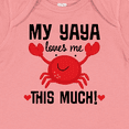 thumbnail image 4 of Inktastic Yaya Loves Me Grandson Boys or Girls Baby Bodysuit, 4 of 5