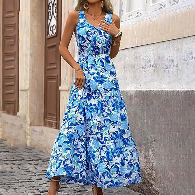 princess polly baby blue dress Formal Clearance Summer Dresses Petite Dresses Macy's Women's Summer  Boho Strapless Maxi Dress 2025 Casual Sleeveless Off Shoulder Smocked  Tiered Beach Long Stretchable Lightweight