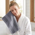 thumbnail image 2 of Unique Bargains Solid Cotton 13" x 13" Soft Absorbent Reusable Washcloths Grey 4pk, 2 of 5