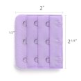 thumbnail image 3 of Señora 5Pcs 3 Gancho De 3 Filas Longitud Ajustable Correa Del Sujetador Extensor Ganchos De Hebilla Beige-Azul Marino-Rosa-Morado Claro-Blanco Una Talla, 3 of 5