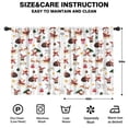 thumbnail image 2 of Blackout Kids Curtains,White Christmas Santa Pattern Childrens Insulated Curtains Set Of 2,Bedroom Essentials,Toddler Room Decor 42"x54", 2 of 5