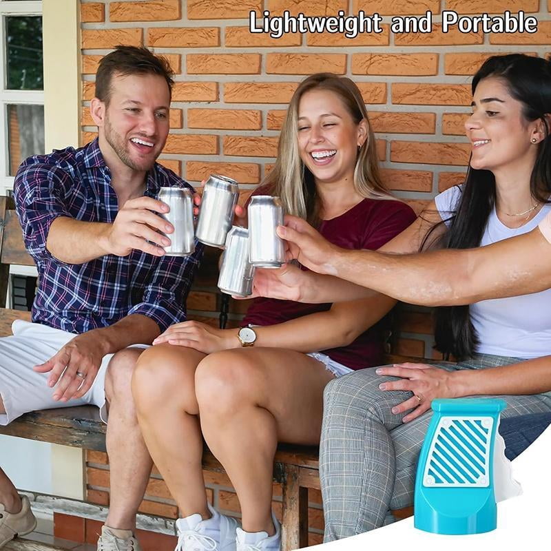1Pieces 3D-Printed Small Can Opener Wear Resist Portable Beverage Open Tool Ergonomics Beer Can Opener Outdoor Tableware