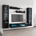 thumbnail image 3 of Fly AB2 34TV Wall Mounted Floating Modern Entertainment Center, 3 of 5