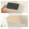 thumbnail image 5 of LEFTHIGH Home Large Magnetic Wall Mounted Plastic Storage Box with 2 Adjustable Compartments - No Punch Strong Magnet Organizer for Fridge Kitchen and Office Christmas Decorations, 5 of 6