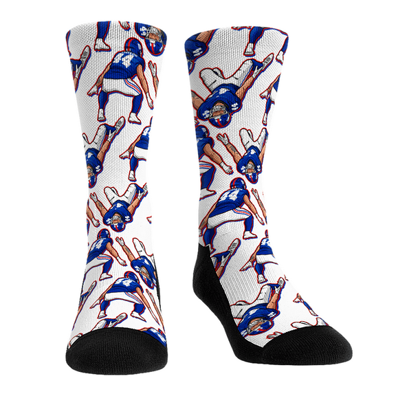 Unisex Rock Em Socks Cam Skattebo New York Giants Player Celebration Crew Socks