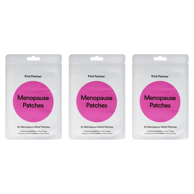 Parches para la menopausia Kind Patches, 30 unidades, paquete de 3