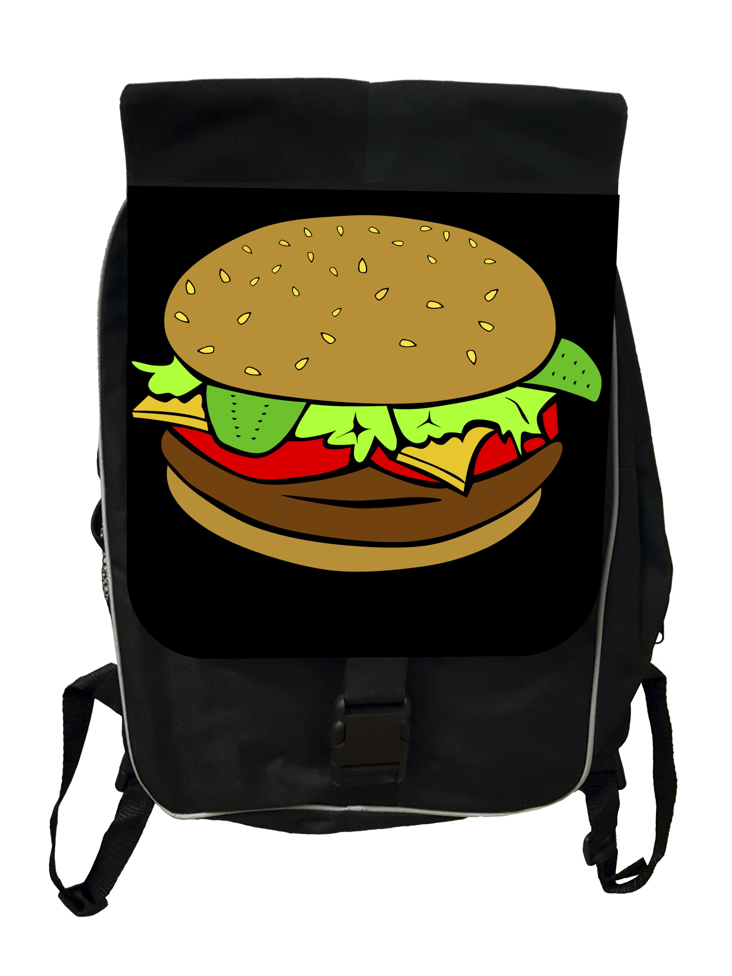 Cheesburger Backpack and Pencil Case Set 