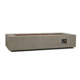 thumbnail image 4 of Real Flame 70" Rectangle LP Fire Table with Gas Conversion Kit in Mist Gray, 4 of 9