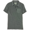 thumbnail image 1 of Ecko Unltd. Polo de rugby con bolsillo de color sólido de piqué para hombre, negro, extragrande Ecko Unltd. polo, rugbi, 1 of 1