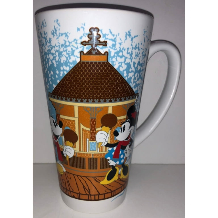 Disney 2018 Mickey Minnie Broadwalk Resort Holiday Celebration Tall Mug New