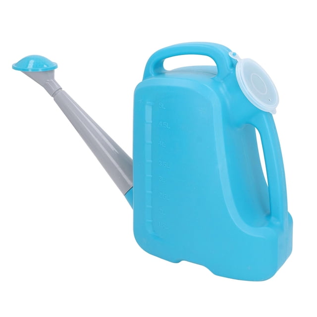 Garden Watering Pitcher Large Capacity PP Long Flower Watering Can, Large Nozzle Design, Ergonomic Handle, WaterIndicator, Excellent PP Material