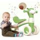 thumbnail image 3 of Canddidlike baby balance bicycle, skate antideslizante, skate infantil, encantadora bicicleta de equilibrio, diseñada para la seguridad y la comodidad, verde, 3 of 9