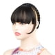 thumbnail image 2 of Peluca con diadema trenzada ligera de moda, flequillo, patillas dobles, flequillo recto, peluca, flequillo, flequillo, 2 of 5