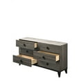 thumbnail image 3 of ACME Avantika Dresser in Faux Marble and Rustic Gray Oak, 3 of 4