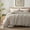 Natural Linen, variant on TOSMO 100% Linen Duvet Cover Set with Button Closure, 3 Pieces (1 Duvet Cover with 2 Pillowcases), Soft Breathable Durable Farmhouse Bedding