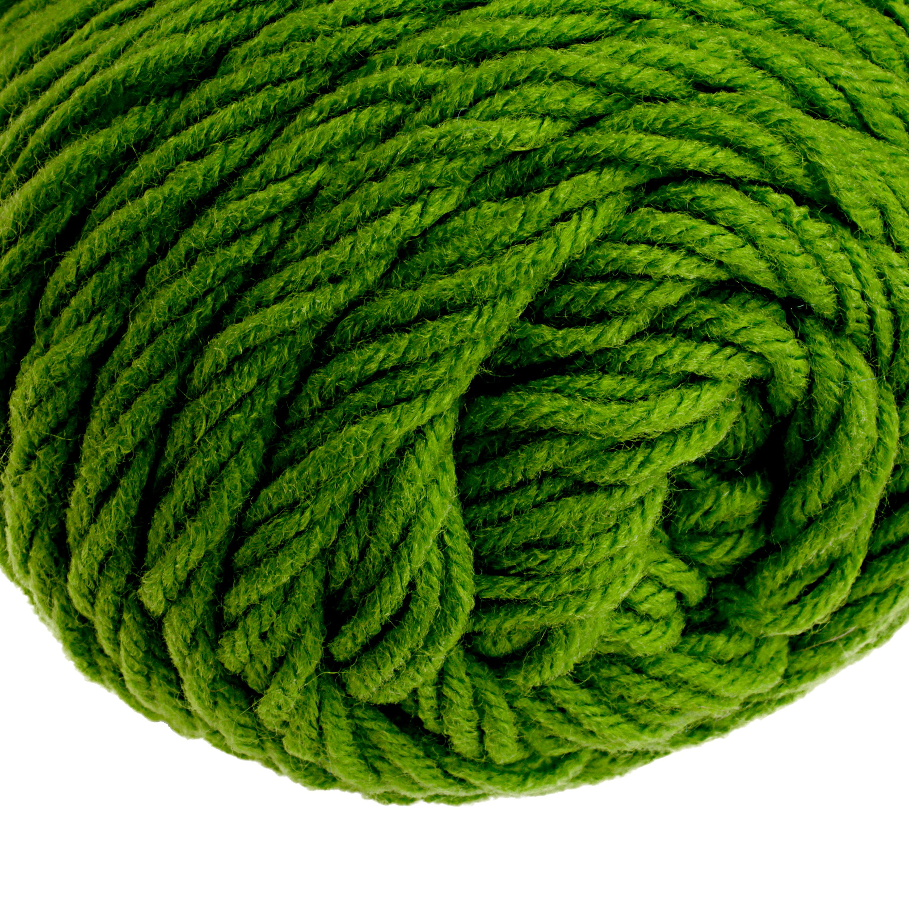 Mainstays Acrylic Basic Green Yarn, 1 Each