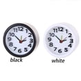 thumbnail image 3 of Circular Small Bed Alarm Clock - Compact Travel Quartz Beep Alarm Clock, Cute Portable Design for Home, Office, and Decoration, Battery Powered 1 Alarm Clock, 3 of 7