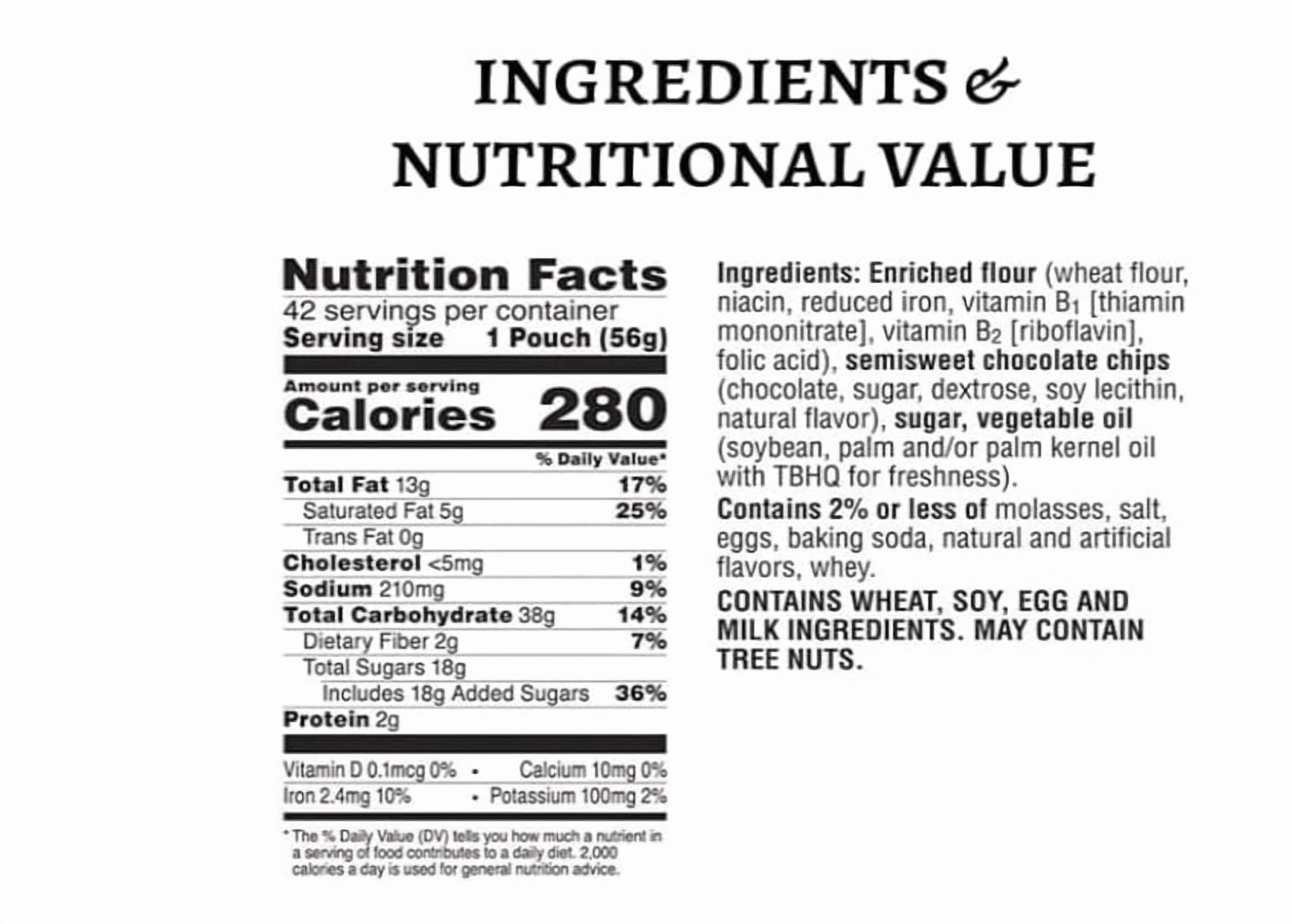 Famous Amos Chocolate Chip Cookies, 2 oz., 42 pk.