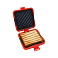 thumbnail image 2 of Microwave Sandwich Maker Pan - Non-Stick, Food-Grade Iron, Compact Design - Ideal for BBQ, Sausages, Chicken Wings, Steaks, and More, 2 of 11