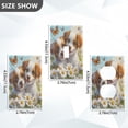 thumbnail image 4 of Switch Panel Switch Decoration 2.76x4.53x0.28 Inches Unused Outlet Cover Switch Plate Wall Plates Living Room Kitchen Bedroom Study Switches Two Cute Puppies, 4 of 8
