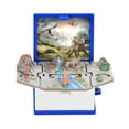 thumbnail image 1 of 3D Mini Dinosaurs Keychains Fold Book Keychain Dinosaur World Pendant Keyring for Kid Children Dinosaur Party Favors, 1 of 14