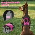 thumbnail image 3 of MASBRILL Dog Safety Chest Harness No Pull Reflective with Control Handle Breathable Padded Adjustable Pink XL, 3 of 11