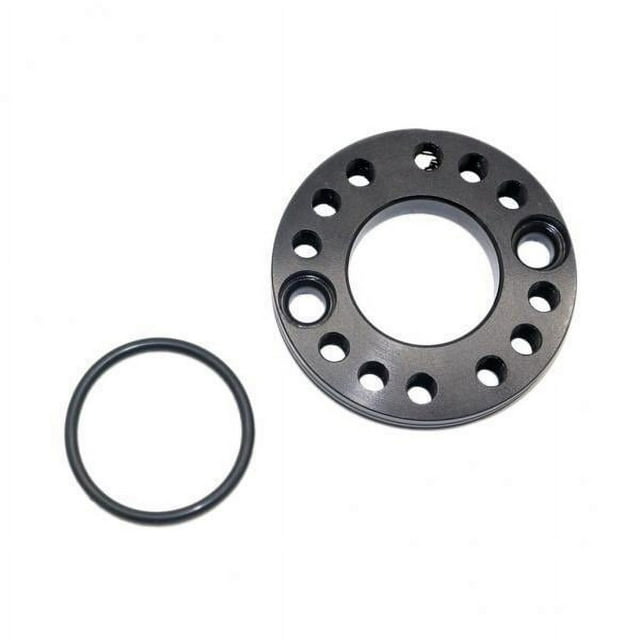 Miulika 4x28mm Carburetor Intake Manifold Plate Adjuster for ATV Dirt Bike Black 4 Pcs