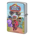 thumbnail image 1 of Dino Ranch-theme Copper Metal Lighter Shell, Premium Replacement Refillable Lighter Case with Durable Metal Construction, Compatible with Zippo and Most Standard Lighter Models, 1 of 6