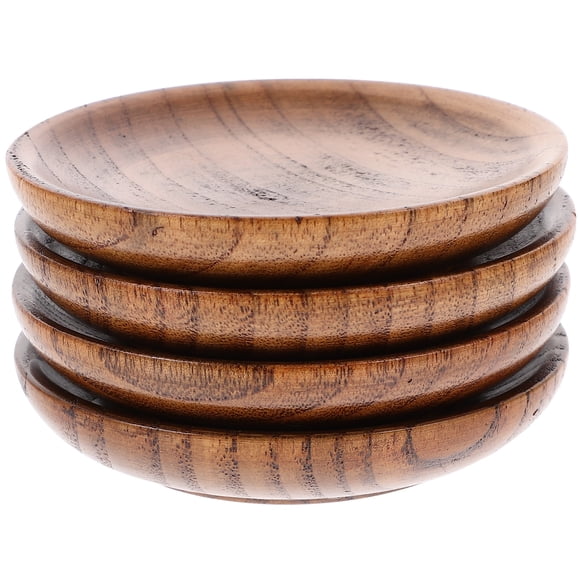 ColoMX 4 piezas de tazones de muescas de madera