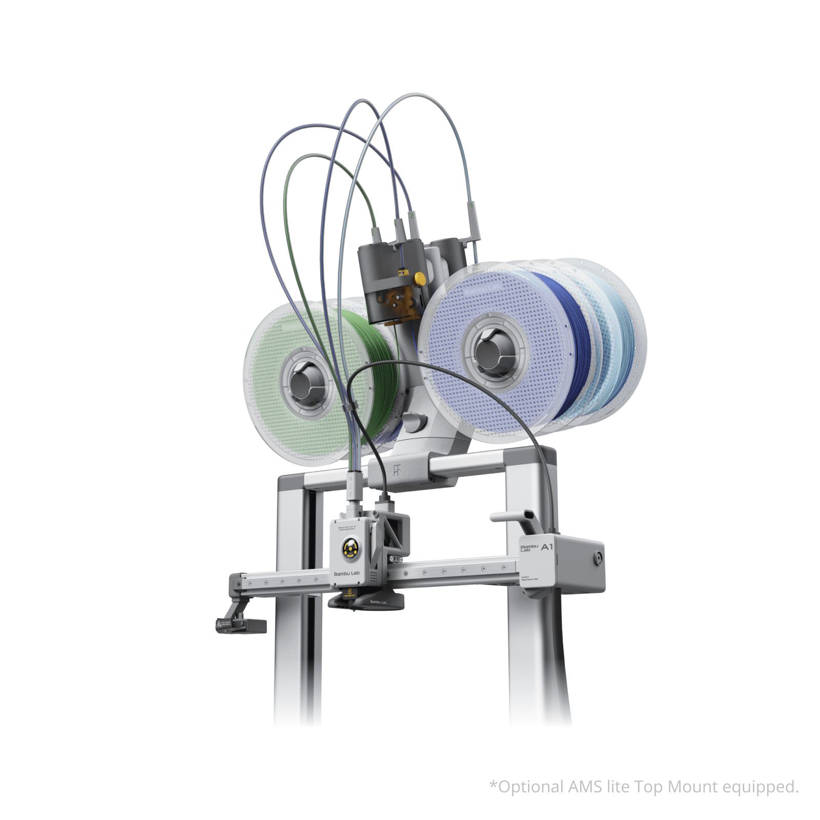 Bambu Lab - A1 Combo 3D Printer - Silver - Walmart.com