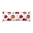 thumbnail image 2 of Body Pillow Cover - Cartoon Hedgehogs Soft Body Pillow Cover with Zipper, Comfort Body Pillow Pillowcase, Body Pillow Case Cover 20 x 54, 2 of 7