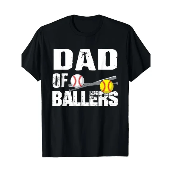 ANUNSHIRT [Funny Dad, Baseball Tee] Funny Baseball Softball Game Dad Of Unisex S-5XL Hot Trending Shirt, Vintage Birthday Gift