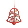 thumbnail image 2 of Xihbxyly Adorno Navideño de Copo de Nieve, Diseño Tridimensional Hueco, Elegante Colgante de Madera, Decoración Navideña Detallada, Decoración Festiva para El Hogar, Ideal para Árbol de Navidad, 1 Pi, 2 of 2