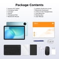 thumbnail image 6 of Aorlym P11 Android 16 Tablet, 11 inch Tablet with Gemini AI, 48GB RAM+128GB ROM/2 TF, 120Hz, T7250 Octa-Core, 8800mAh/18W, 13MP+5MP, Widevine L1, Face ID, GPS, FM, OTG, Keyboard Pen, 6 of 11