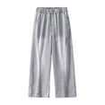 thumbnail image 6 of Conairie Mens Jeans Regular Fit Elastic Waist Denim Pants Fashion Solid Comfy Lightweight Outdoor Hiking Pants With Pocket Light Gray L, 6 of 6