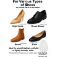 thumbnail image 6 of 6 Pairs Clear Non Slip Shoe Pads for Heels – Anti-Slip Grip Inserts for Pumps, Stilettos & Dress Shoes, Invisible Traction Stickers for Pointed Toe Soles, 6 of 7
