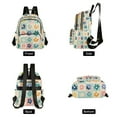 thumbnail image 4 of FORMRS Mini Backpack Purse for Women Quilted Travel Daypack Casual Shoulder Bag, Green Floral, 4 of 7