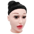 thumbnail image 4 of Expositor de cabeza de maniquí femenino para sombreros, estilo aleatorio, realista, para pelucas de mesa, para uso personal en barbería., 4 of 9