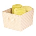 thumbnail image 1 of Grande corbeille de rangement tressée, crème, 1 of 2