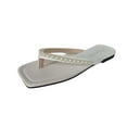 thumbnail image 2 of AXXD White Walking Sandals Women Comfort Flat Flip Flop Summer Trendy Mothers Day, 2 of 6
