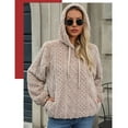 thumbnail image 3 of Hoodies for Women Casual Long Sleeve Drawstring Loose Fit Pullover Sweaters Tops for Women, 3 of 5