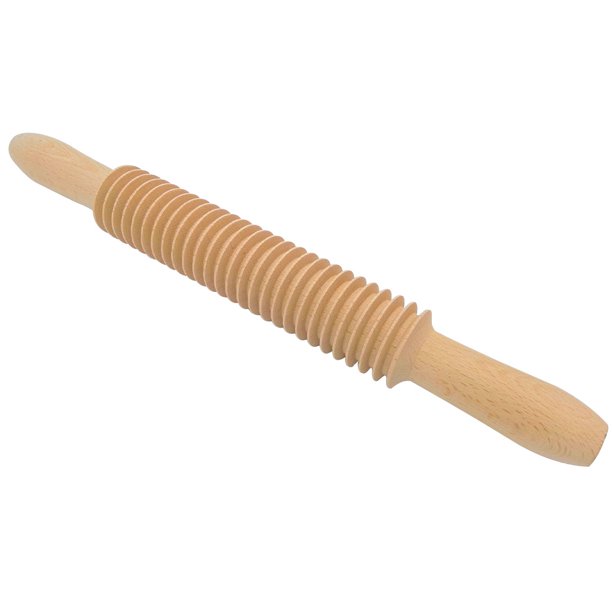 Spaghetti Pasta Cutter Noodle Lattice Roller Dough Cutter Wooden