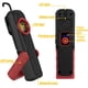 thumbnail image 2 of Luz de trabajo LED COB recargable, lámpara de inspección con linterna LED portátil, lámpara de camping con clip magnético para uso de emergencia en el taller del hogar, camping en coche Rojo Verde, 2 of 5