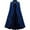 Blue, variant on Rohuuque Men's Cloak Medieval Renaissance Cloak Gothic Cloak Stand Collar Deluxe Velvet Gold Trim Cape for Adult Black