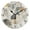 Black, variant on Orange Autumn Landscape Round Wall Clock Silent Battery Operated Home Decor for Living Room Bedroom