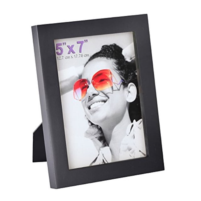 RPJC 4x6 inch Picture Frame Made of Solid Wood and High Definition Glass for Table Disply and Wall Mounting Photo Frame Dark Brown