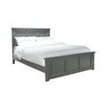 thumbnail image 5 of Traditional Full Bed Frame with Footboard - Classic Bedroom Furniture, Grey Finish, 78"x57.75"x44.25", 5 of 10