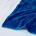 thumbnail image 4 of Whale Flotilla Flannel Fleece 60"x80" Twin Size Throw Blanket, Soft Fluffy Velvet Bedspread with Vintage Pattern, Warm Lightweight All-Season Coverlet, Royal Blue, 4 of 9