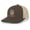 Brown/Khaki, variant on Christian My Identity Is In Christ Jesus Fingerprint Nail Cross Jesus Mens Mesh Back Trucker Hat Baseball Cap, Brown/Khaki